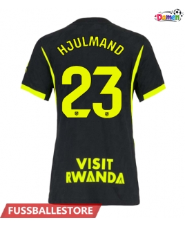 Günstige Atletico Madrid Morten Hjulmand #23 Auswärtstrikot Damen 2026-27 Kurzarm